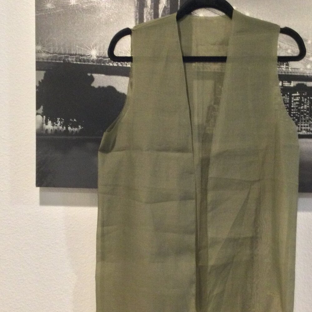 CUBIC LONDON Sheer long vest - Picture 3 of 8